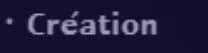 Capture du salon Discord « Création »
